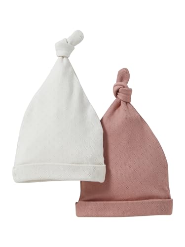 Vertbaudet 2er-Pack Baby Mützen Hellrosa 40/45
