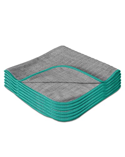 LAVANDOLA® 5x Putztücher für Deinen Haushalt - Fusselfreie Mikrofasertücher für streifenfreien Glanz - Allzweck-Putzlappen für Küche & Bad - Microfasertuch, Microfaser Putztuch, 30x30cm