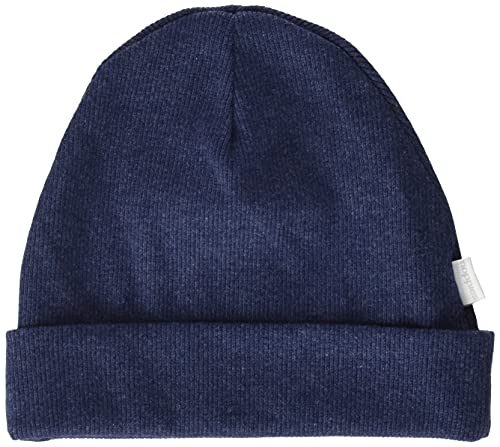 Noppies Unisex Baby Hat Rib Nevel Verschluss, Navy Melange - P758, 3-6 Monate EU